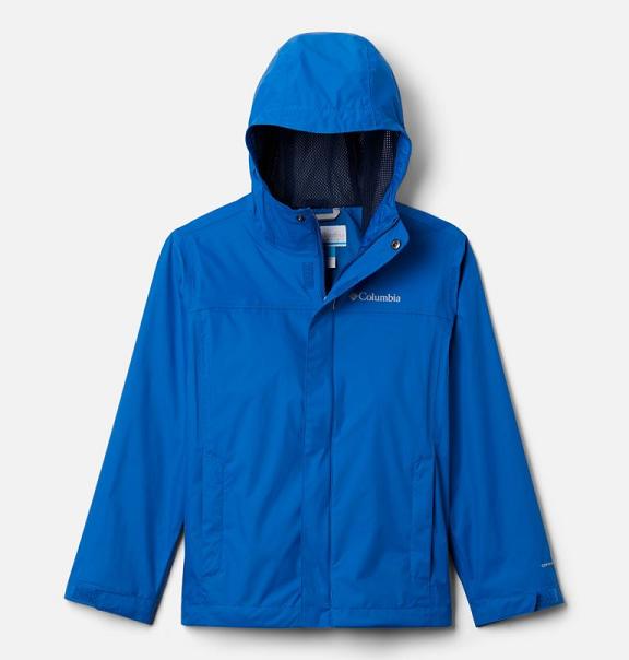 Columbia Watertight Waterproof Jacket Blue For Boys NZ53861 New Zealand